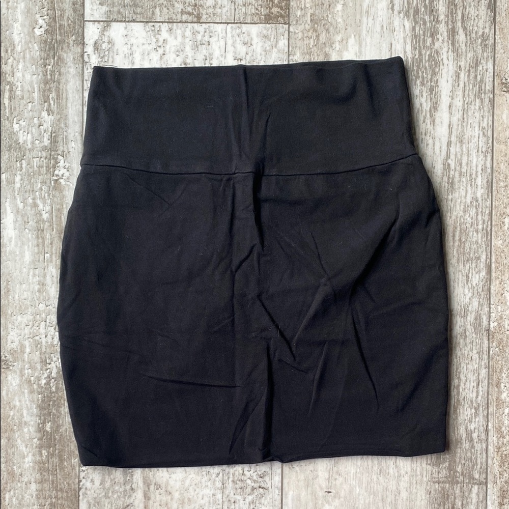 Ambiance Black Mini Pencil Skirt